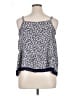 Torrid Blue Sleeveless Blouse Size 1X Plus (1) - photo 2