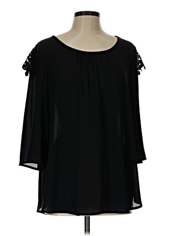 Moa U.S.A. 3/4 Sleeve Blouse (view 1)