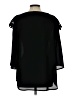 Moa U.S.A. Black 3/4 Sleeve Blouse Size L - photo 2