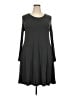 Annabelle Solid Gray Casual Dress Size 2X - photo 1