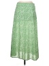 Shein 100% Polyester Print Green Casual Skirt Size 8 - 10 - photo 2
