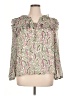 Ann Taylor LOFT 100% Polyester Green 3/4 Sleeve Blouse Size XL - photo 1