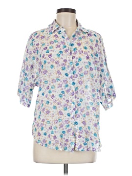 John Eshaya 3/4 Sleeve Button Down Shirt