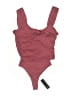 Lulus Burgundy Bodysuit Size S - photo 1