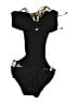 Bongo Solid Black One Piece Swimsuit Size L - photo 1