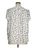 Fun2Fun Silver Short Sleeve Blouse Size 1X - photo 2