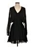 A New Day 100% Polyester Black Casual Dress Size XS - photo 1