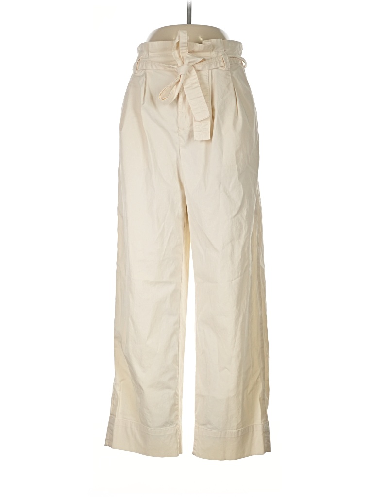 Pre-owned Everlane Casual Pants In Ivory