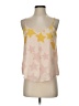 Mara Hoffman 100% Rayon Stars Pink Sleeveless Blouse Size S - photo 1