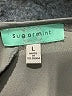 Sugarmint Gray Long Sleeve Blouse Size L - photo 7