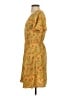 Monteau 100% Polyester Paisley Yellow Casual Dress Size S - photo 5