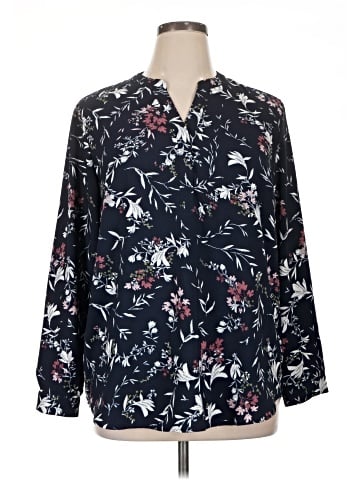 Hilary Radley Long Sleeve Blouse (view 1)