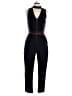 XOXO Color Block Black Jumpsuit Size L - photo 1