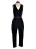 XOXO Color Block Black Jumpsuit Size L - photo 2