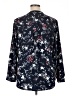 Hilary Radley 100% Polyester Floral Blue Long Sleeve Blouse Size XL - photo 2