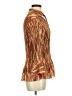 Jaipur 100% Polyester Orange 3/4 Sleeve Blouse Size M - photo 4