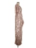 Mac Duggal 100% Polyester Silver Cocktail Dress Size 6 - photo 4
