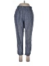 Zara Chevron-herringbone Blue Casual Pants Size L - photo 1
