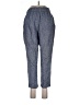 Zara Chevron-herringbone Blue Casual Pants Size L - photo 2
