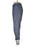 Zara Chevron-herringbone Blue Casual Pants Size L - photo 5