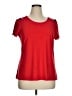 Liz McCoy Red Short Sleeve Top Size XL - photo 1