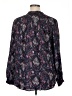 H&M 100% Modal Paisley Blue Long Sleeve Blouse Size 14 - photo 2