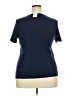 Karen Scott 100% Cotton Blue Short Sleeve T-Shirt Size XXL (petite) - photo 2