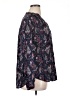 H&M 100% Modal Paisley Blue Long Sleeve Blouse Size 14 - photo 4
