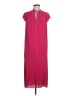J. McLaughlin 100% Polyester Solid Pink Casual Dress Size M - photo 1