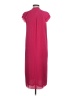 J. McLaughlin 100% Polyester Solid Pink Casual Dress Size M - photo 2