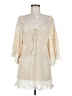 Eberjey Ivory 3/4 Sleeve T-Shirt Size M - photo 1