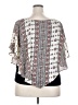 Alyx 100% Polyester Ivory Short Sleeve Blouse Size 2X - photo 2