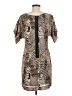 Rag & Bone 100% Polyester Animal Print Brown Cocktail Dress Size M (estimated) - photo 2