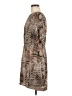 Rag & Bone 100% Polyester Animal Print Brown Cocktail Dress Size M (estimated) - photo 5