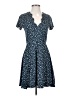 Nine Britton Polka Dots Blue Casual Dress Size S - photo 1