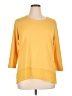 Westbound Yellow 3/4 Sleeve Top Size 1X - photo 1