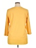 Westbound Yellow 3/4 Sleeve Top Size 1X - photo 2