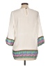 Pink Owl 100% Polyester Ivory 3/4 Sleeve Blouse Size L - photo 2