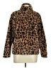Charming Charlie 100% Polyester Animal Print Brown Faux Fur Jacket Size M - photo 1