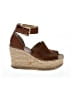Marc Fisher Brown Wedges Size 7 1/2 - photo 1