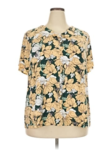 Liz Claiborne Short Sleeve Blouse (view 1)