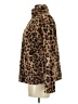 Charming Charlie 100% Polyester Animal Print Brown Faux Fur Jacket Size M - photo 5