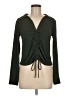 Zara 100% Polyester Green Long Sleeve Blouse Size M - photo 1