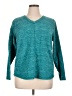 St. John's Bay 100% Polyester Teal Pullover Sweater Size XL - photo 1
