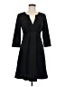 H&M 100% Polyester Solid Black Casual Dress Size 6 - photo 1