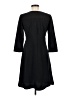 H&M 100% Polyester Solid Black Casual Dress Size 6 - photo 2