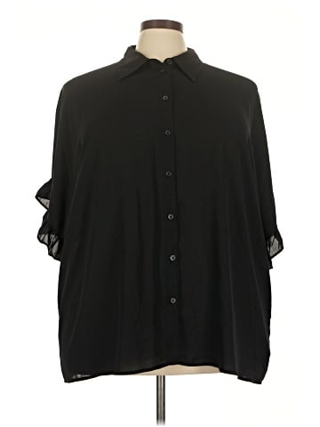 MICHAEL Michael Kors 3/4 Sleeve Button-Down Shirt (view 1)