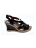 Earthies Black Wedges Size 9 1/2 - photo 1