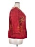 Only Nine Red 3/4 Sleeve Blouse Size 2X - photo 4