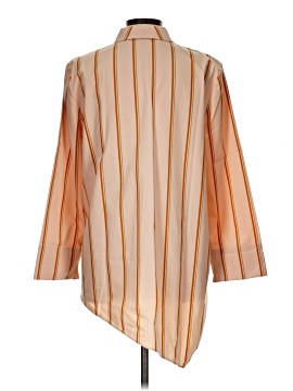 Lafayette 148 New York 3/4 Sleeve Button-Down Shirt (view 2)